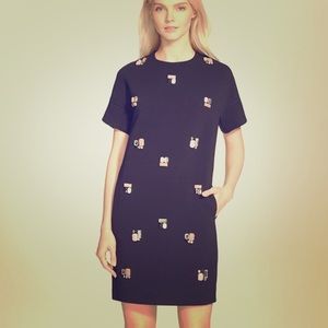 NWT Kate Spade Size 12 Embellished Shift Dress